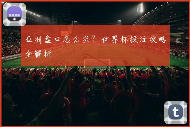 亚洲盘口怎么买?世界杯投注攻略全解析